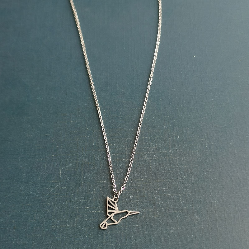 2:Silver necklace