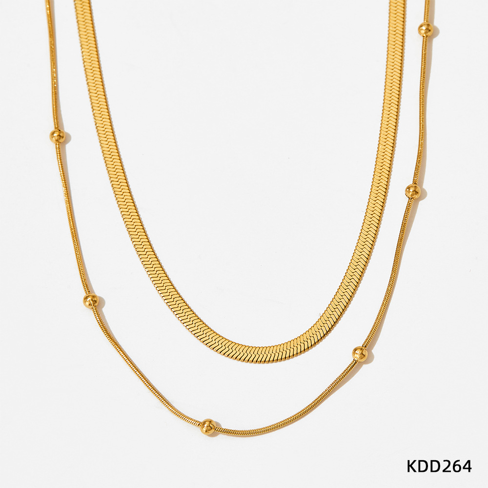 3:Gold necklace
