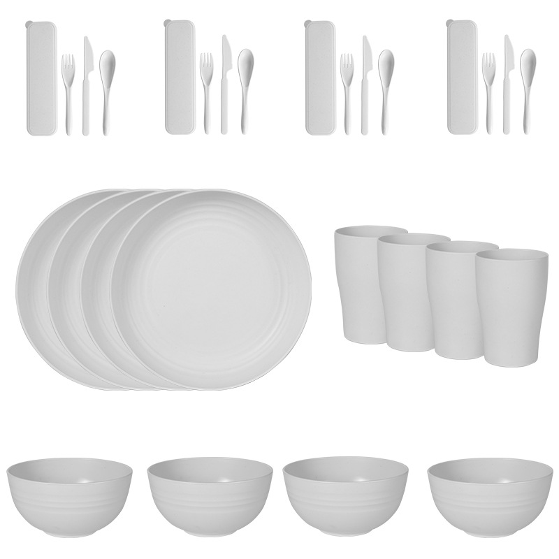 28 PCs/sets of 4 persons (without square dish)