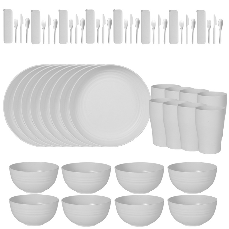 56 PCs/sets of 8 persons (without square dish)