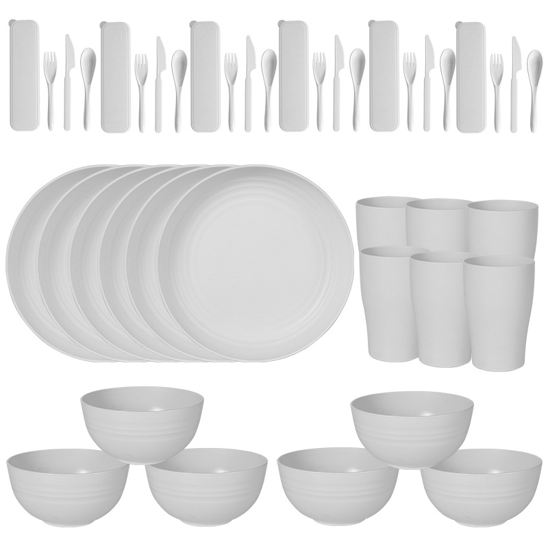 42 PCs/sets of 6 persons (without square dish)