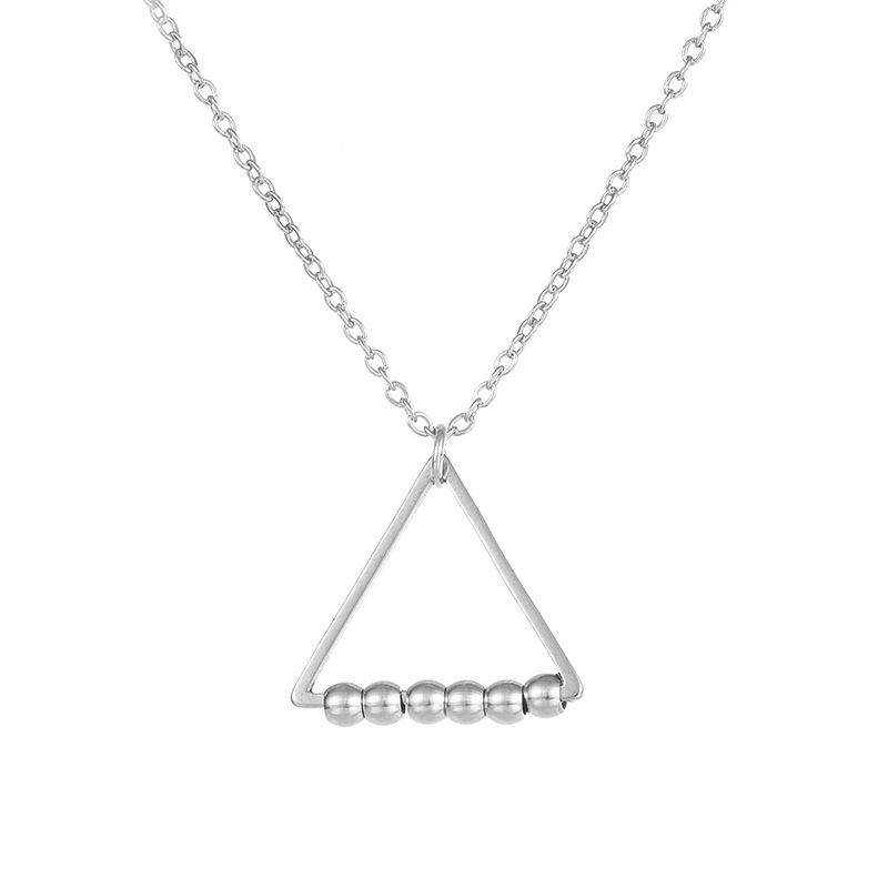 Triangle necklace (silver)