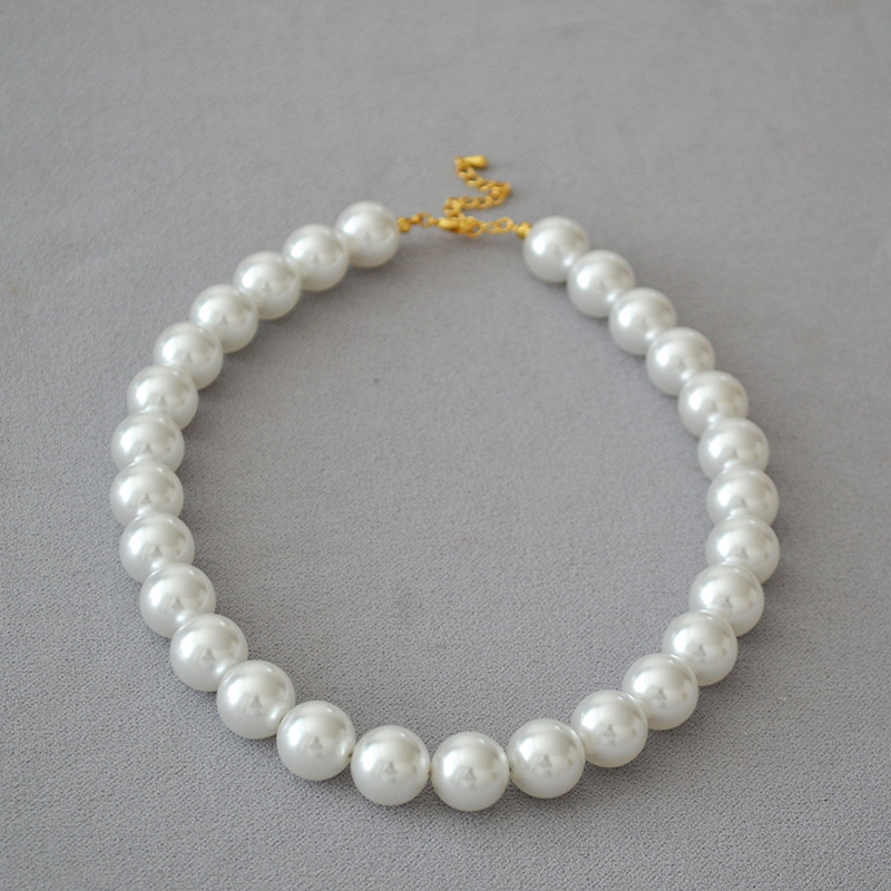6:14mm white lobster clasp 39 5cm