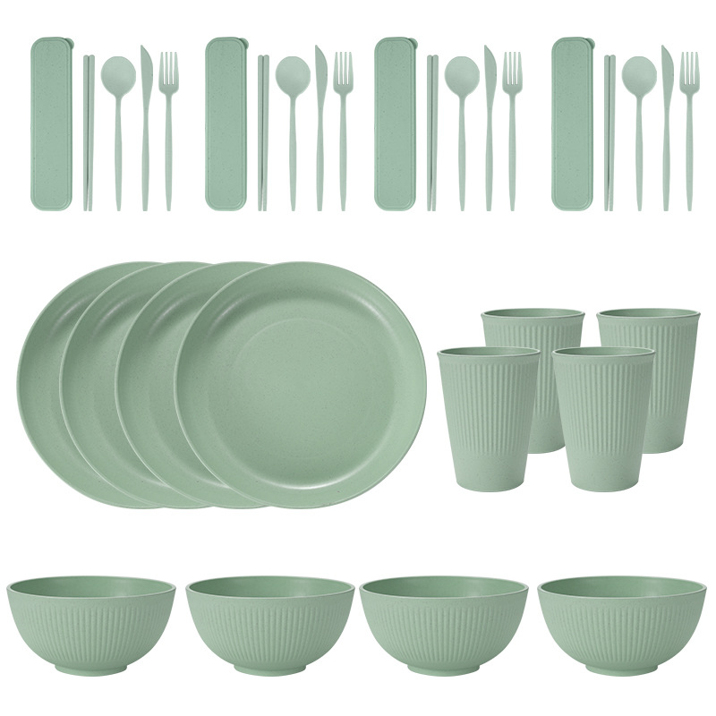 green 32 PCs/set without square plate