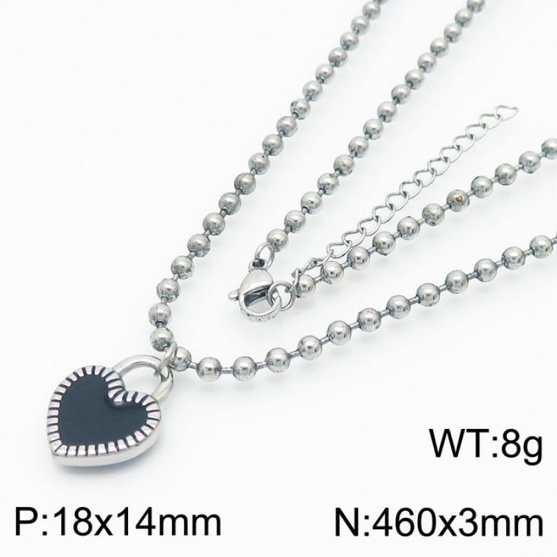 Steel necklace KN234399-Z