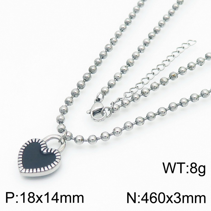 6:Steel necklace KN234399-Z