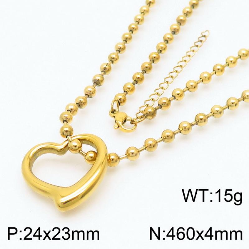 Gold necklace KN234408-Z
