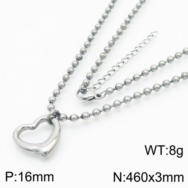 Steel necklace KN234391-Z