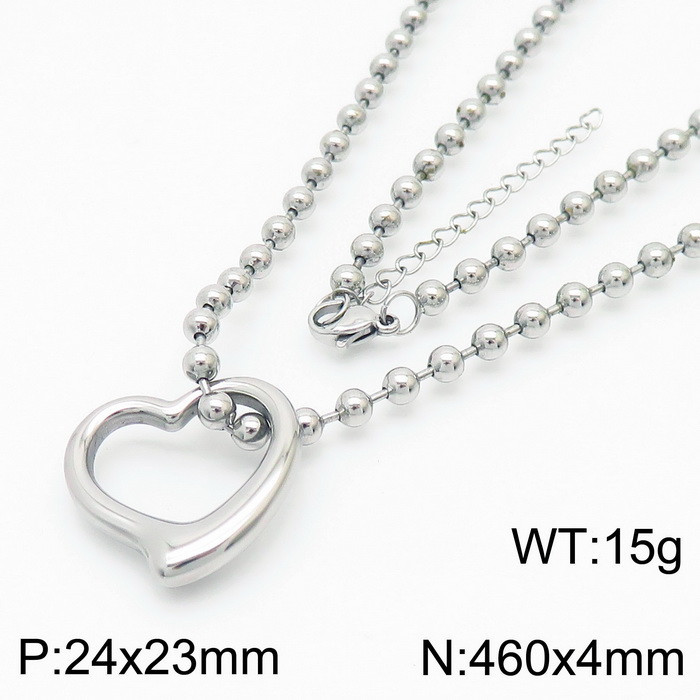 8:Steel necklace KN234409-Z