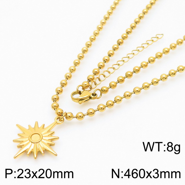 4:Gold necklace KN234383-Z