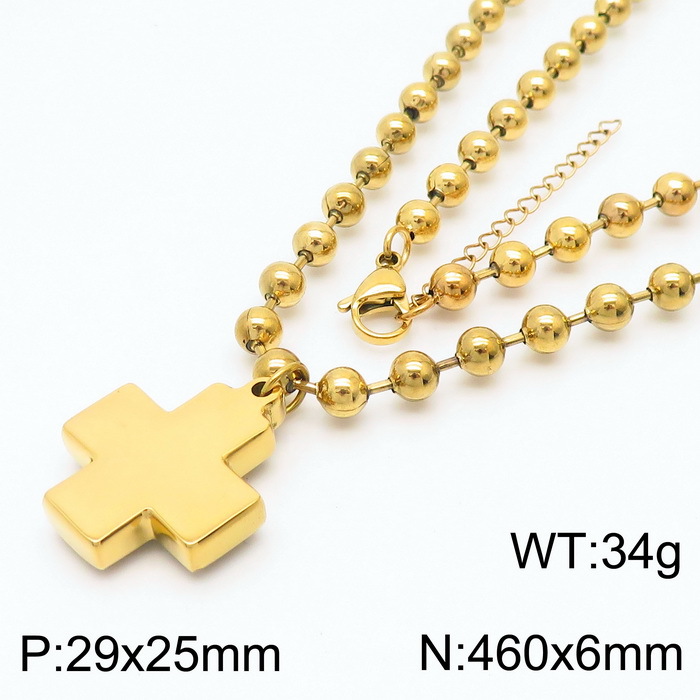 Gold necklace KN234344-Z