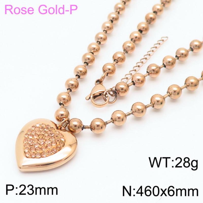 Rose gold necklace KN234429-Z