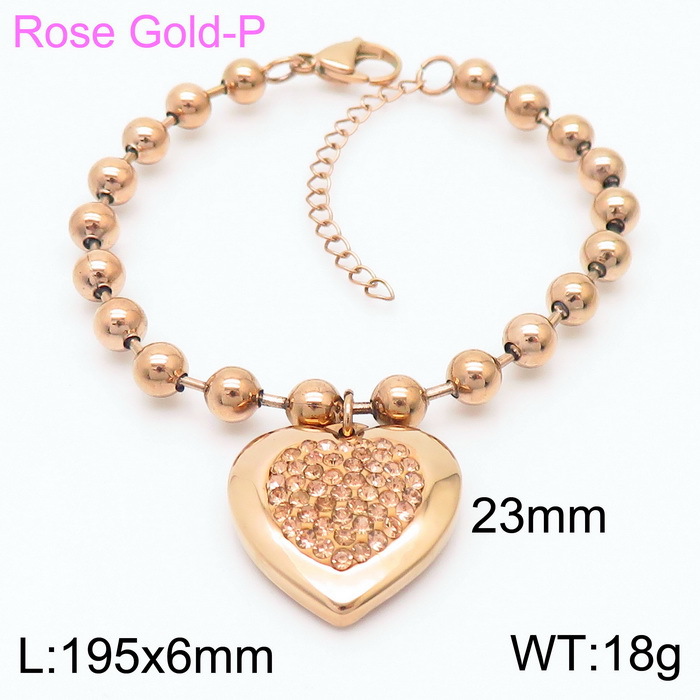 1:Rose gold bracelet KB167276-Z