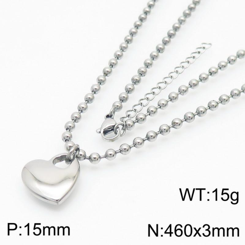 Steel necklace KN234394-Z