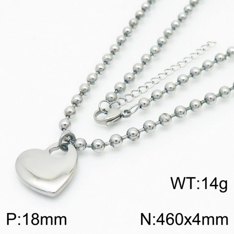 Steel necklace KN234415-Z