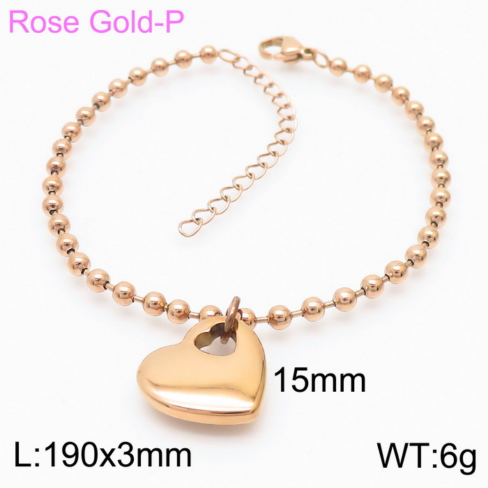 2:Rose gold bracelet KB167247-Z
