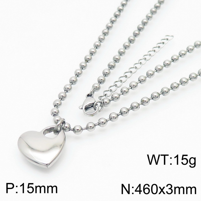 9:Steel necklace KN234394-Z