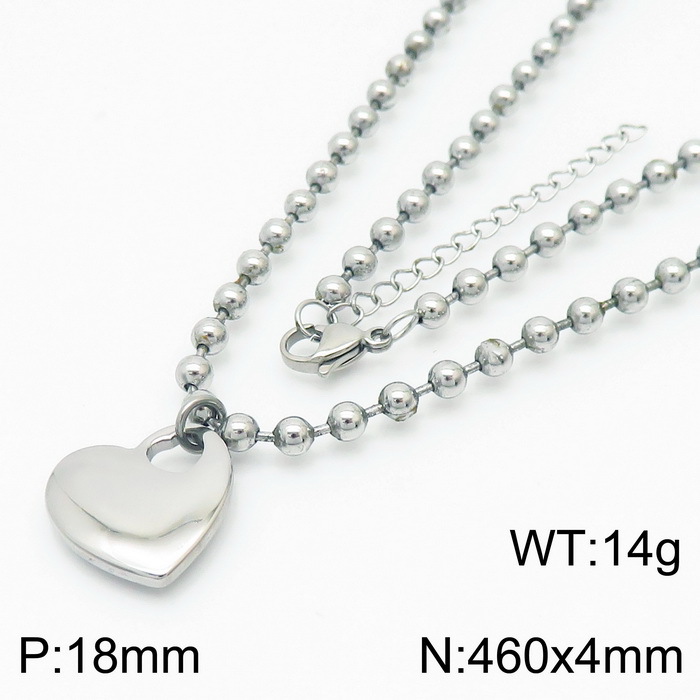 12:Steel necklace KN234415-Z