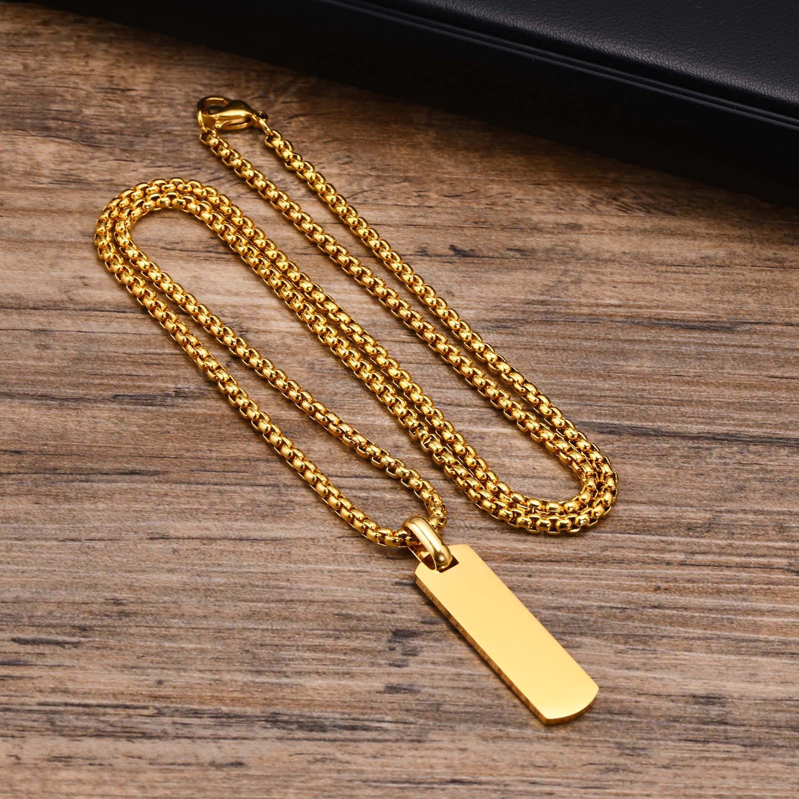 Gold Pendant with chain 60CM