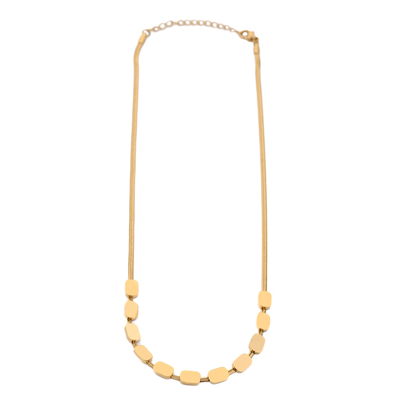 6:Small square  necklace