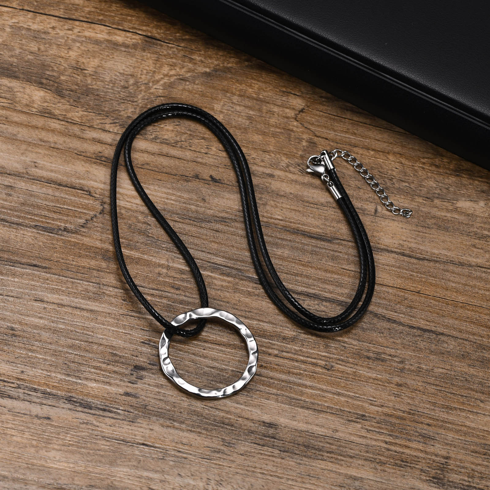 Pendant, 60CM with leather cord