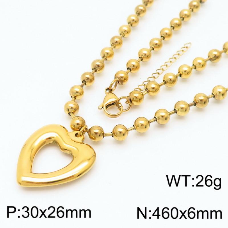 Gold necklace KN234427-Z