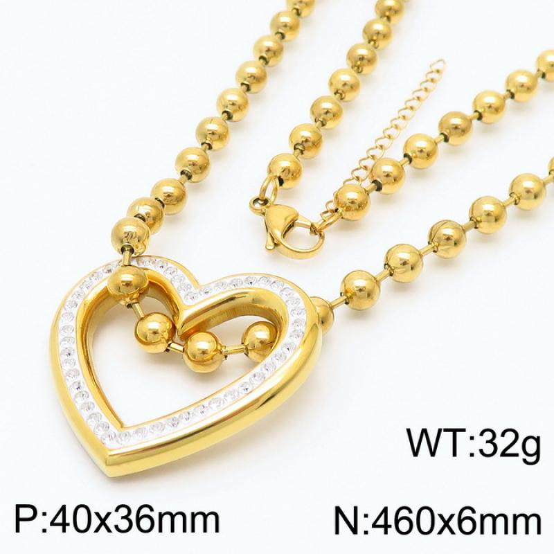 Gold necklace KN234422-Z