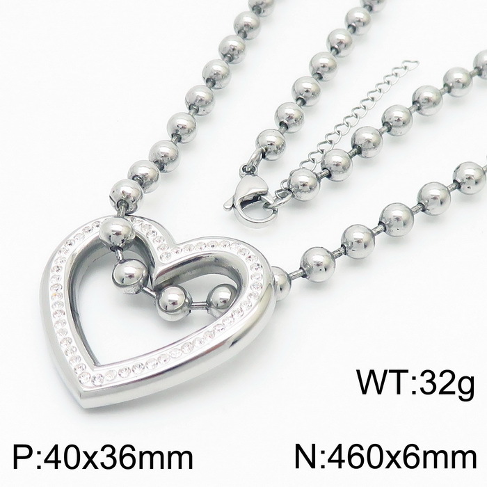 4:Steel necklace KN234423-Z
