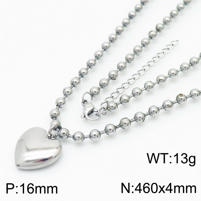 9:Steel necklace KN234418-Z