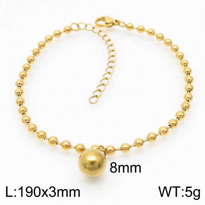 1:8mm gold bracelet KB167256-Z