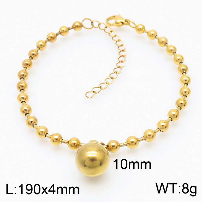 4:10mm gold bracelet KB167259-Z