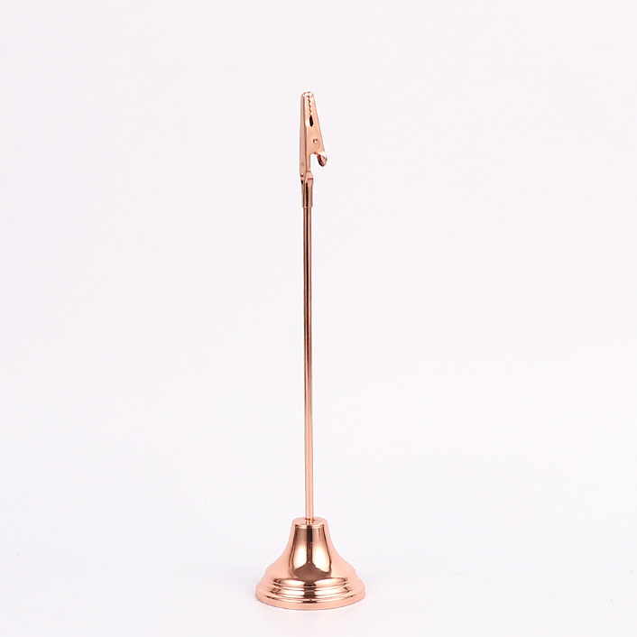 Small rose gold holder