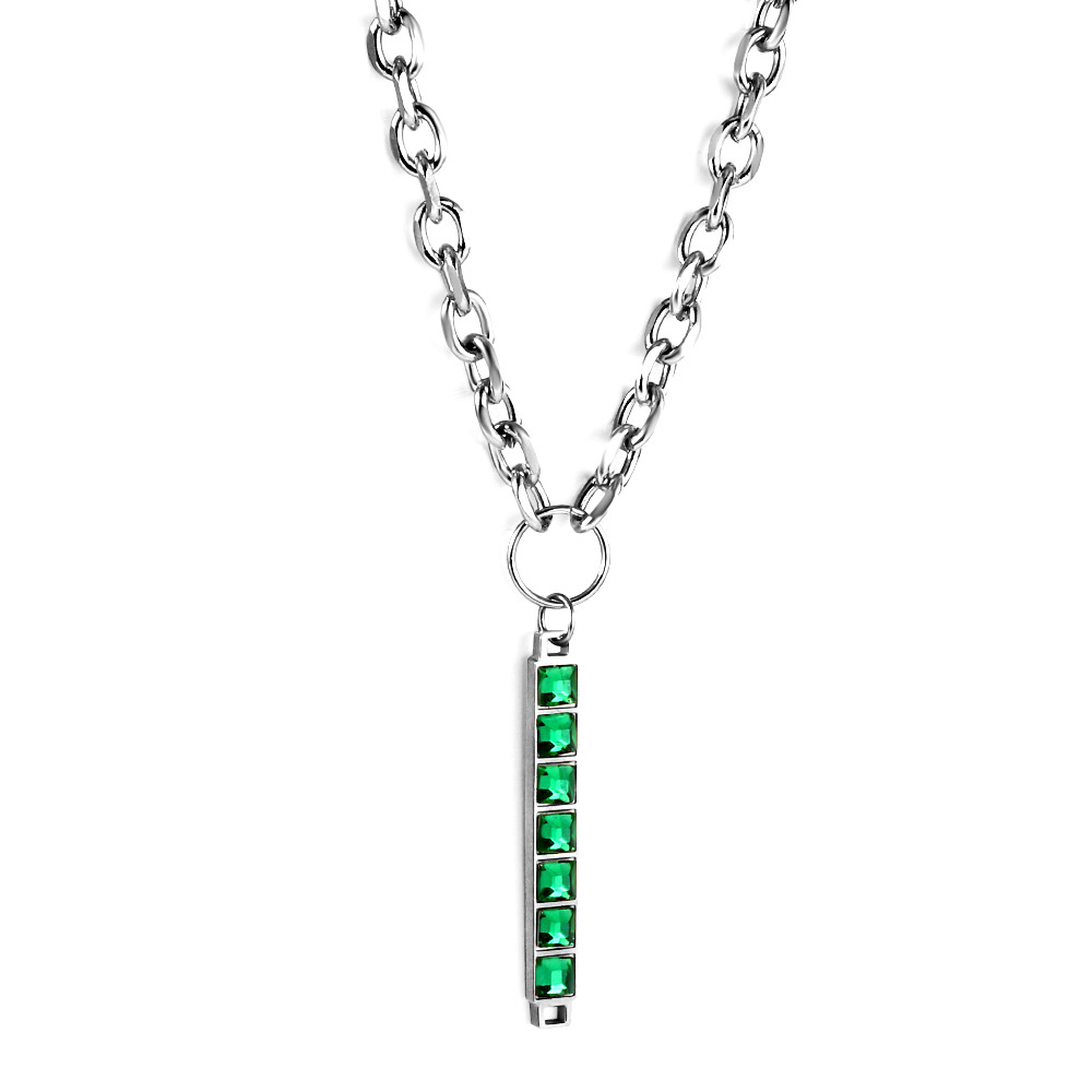Rectangular Green Diamond NE2B390JS