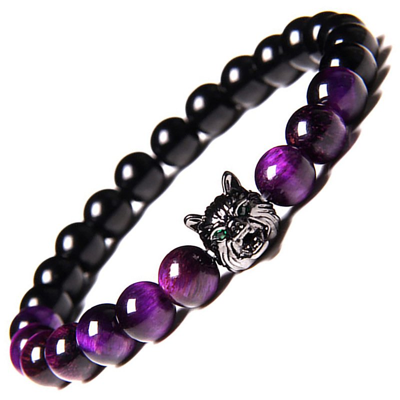 Purple tiger eye stone