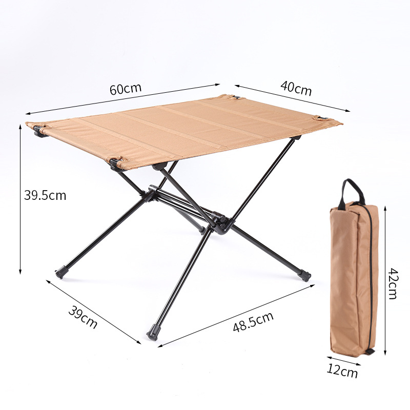 Khaki cloth table