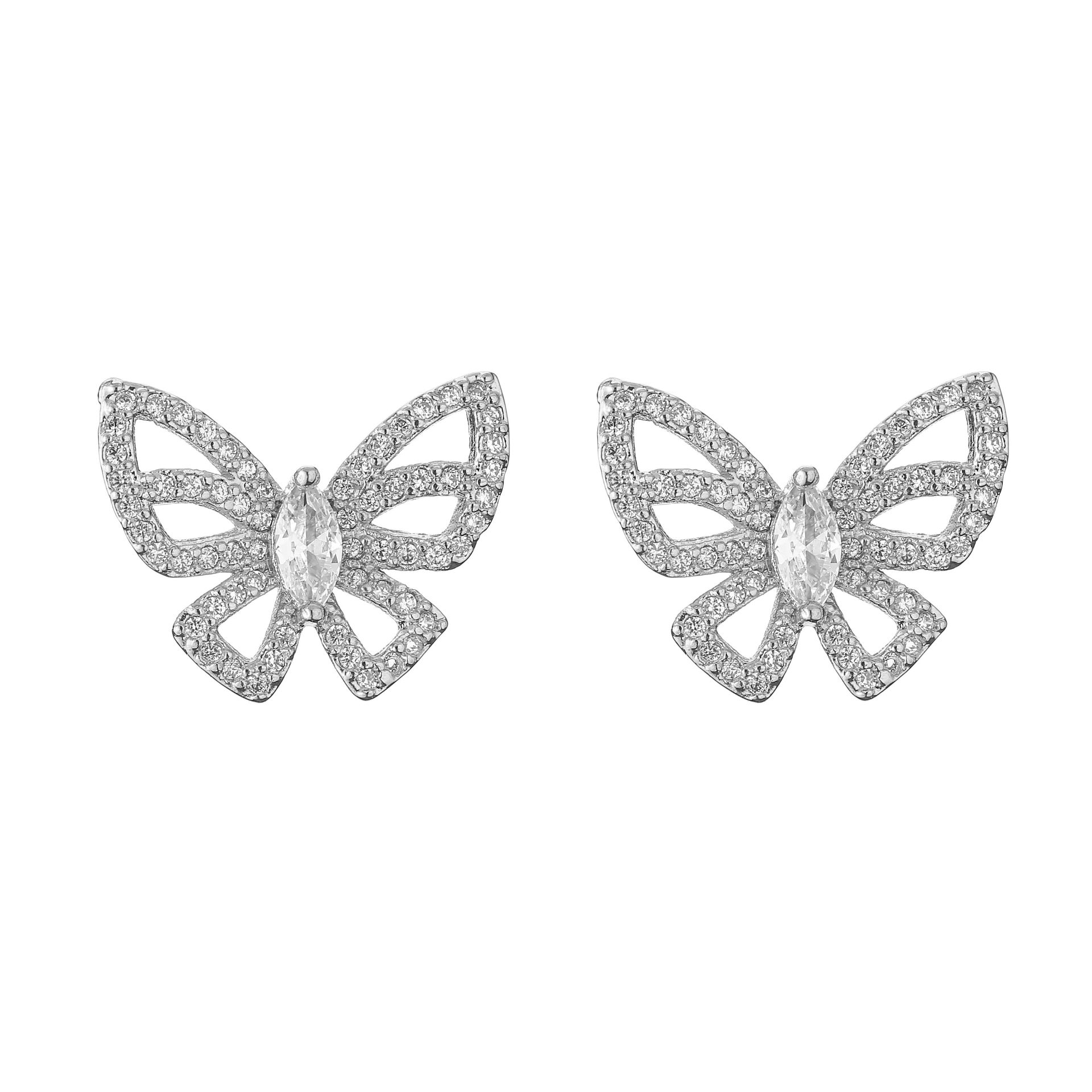 4:White-gold butterfly