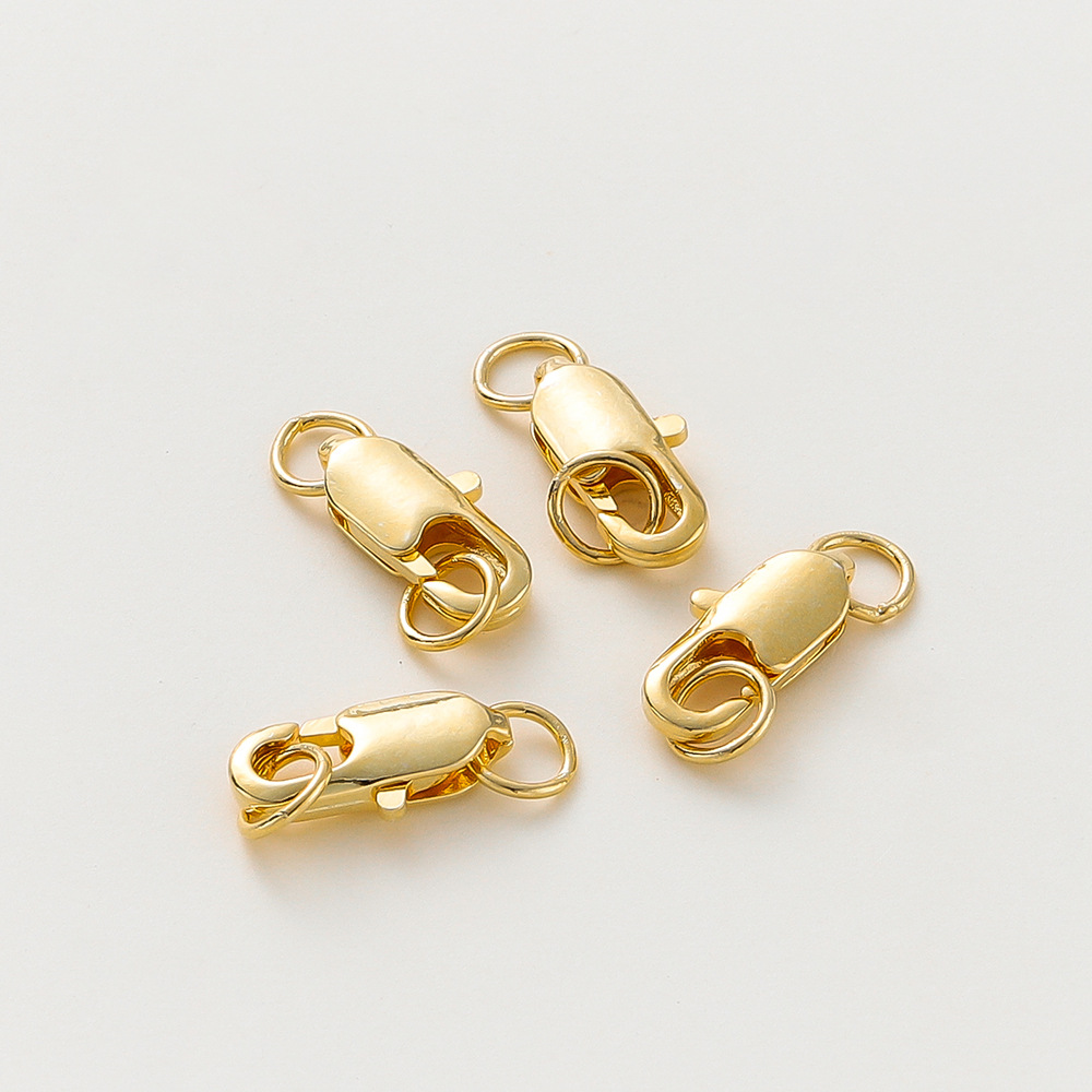 18k electroplated gold 6*12mm