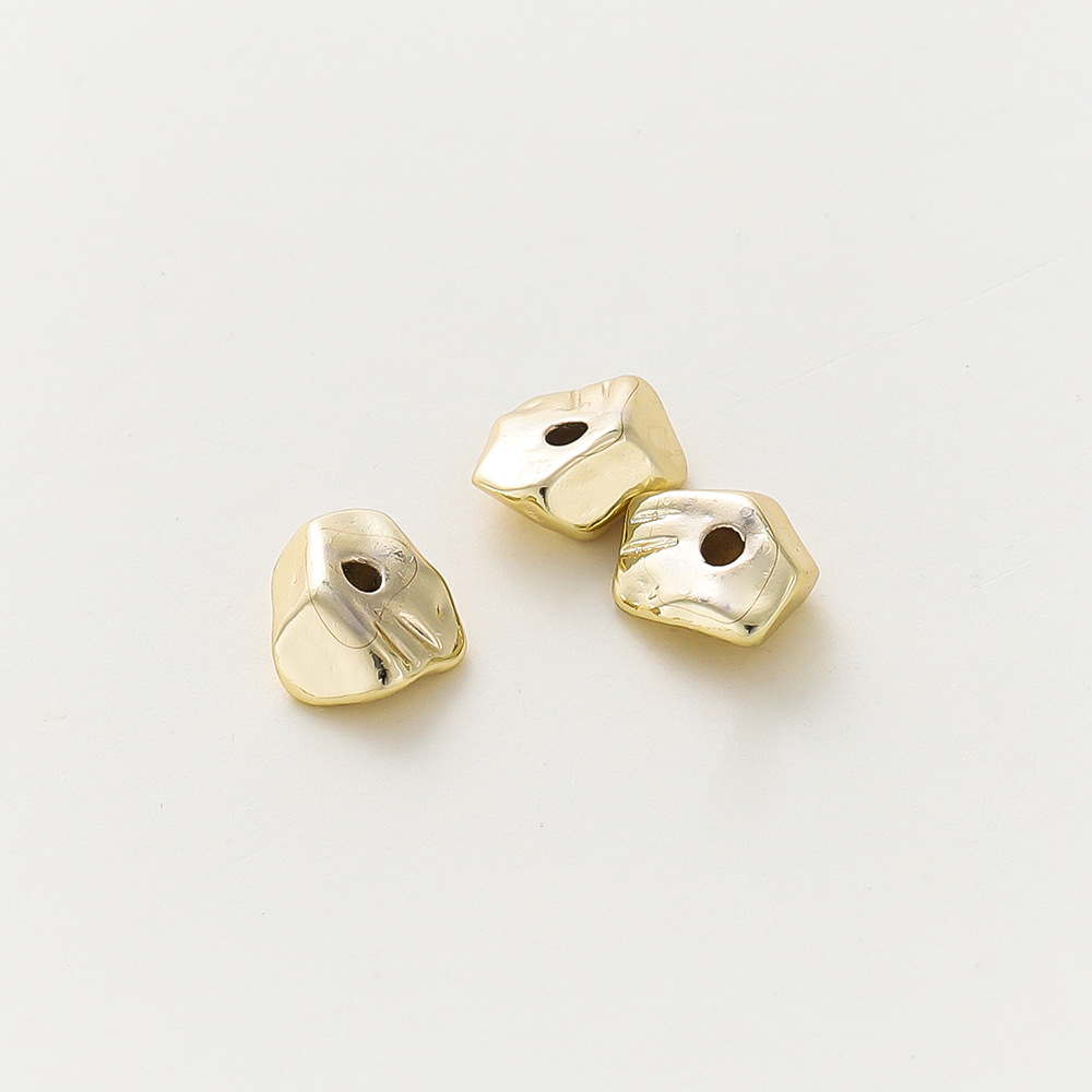 14k electroplated gold 5*6mm