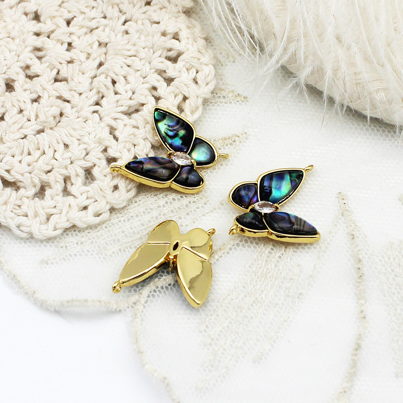 Double hanging butterfly 16.5*18.5mm