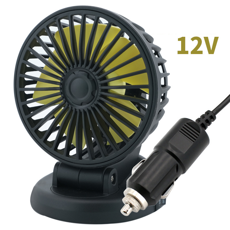 12V cigarette lighter plug (single fan)