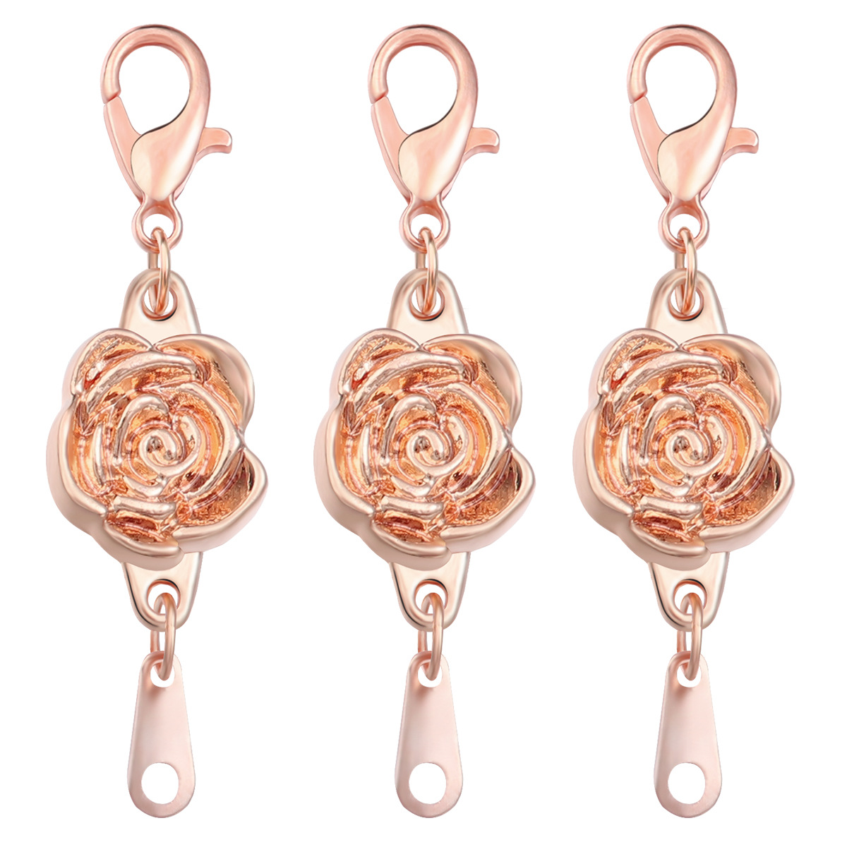 2:Rose Gold (Lobster button and tag)
