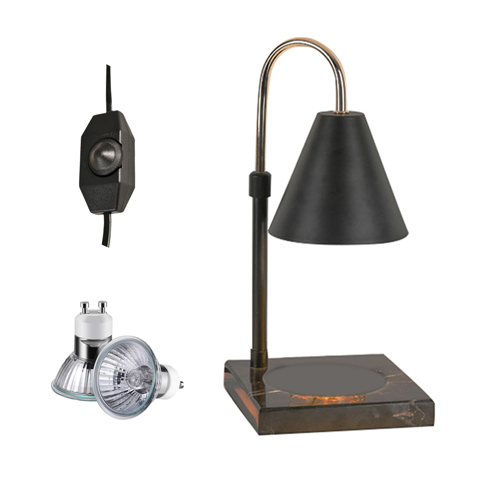 Black marble   black lampshade (Japanese standard)