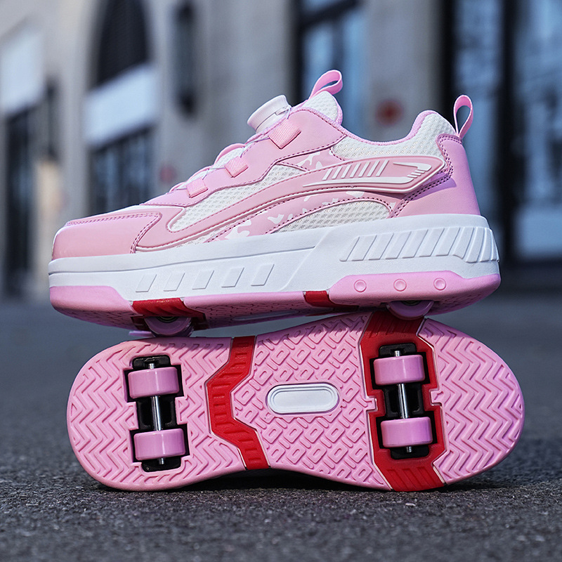 898 Pink four wheels removable without lights