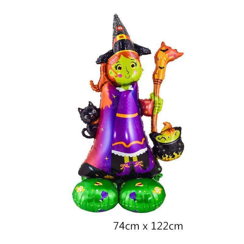 Halloween witch with pedestal