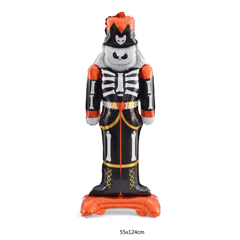 Halloween Standing Skeleton Soldiers - orange