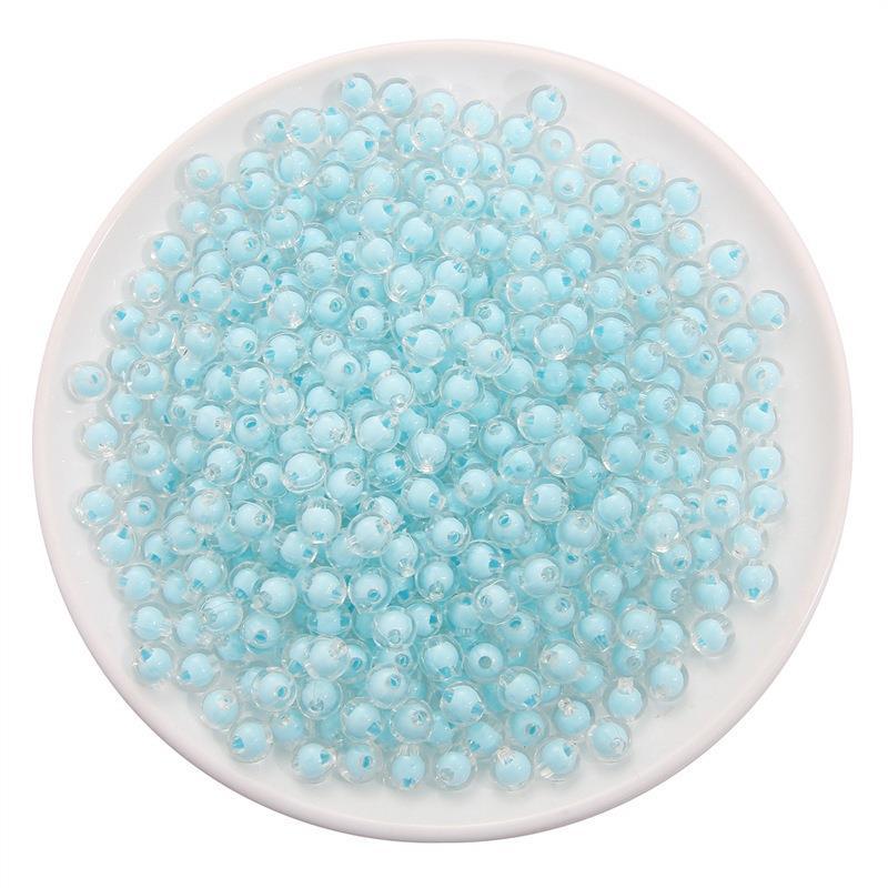 10:Transparent blue beads