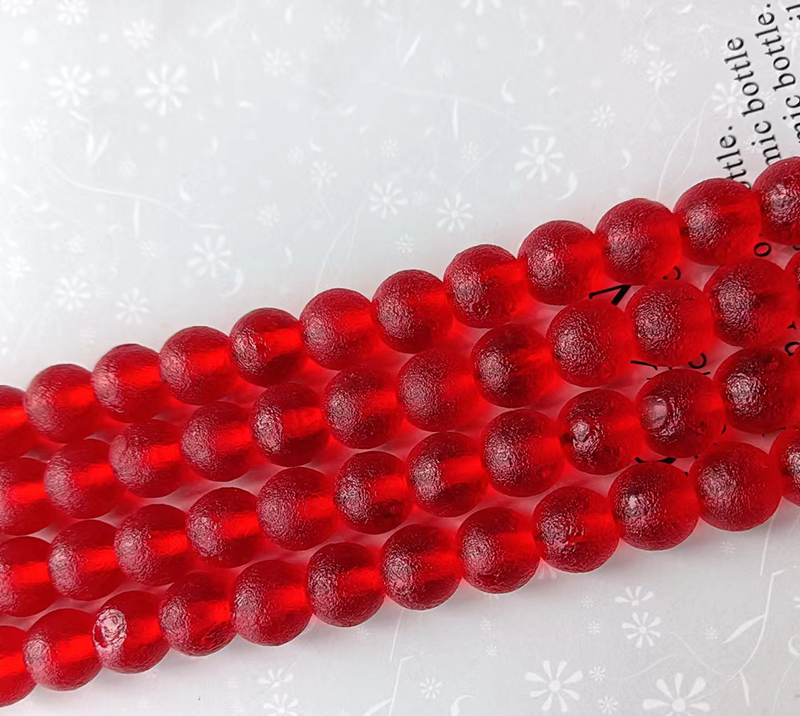 red 6mm (about 60 pieces)