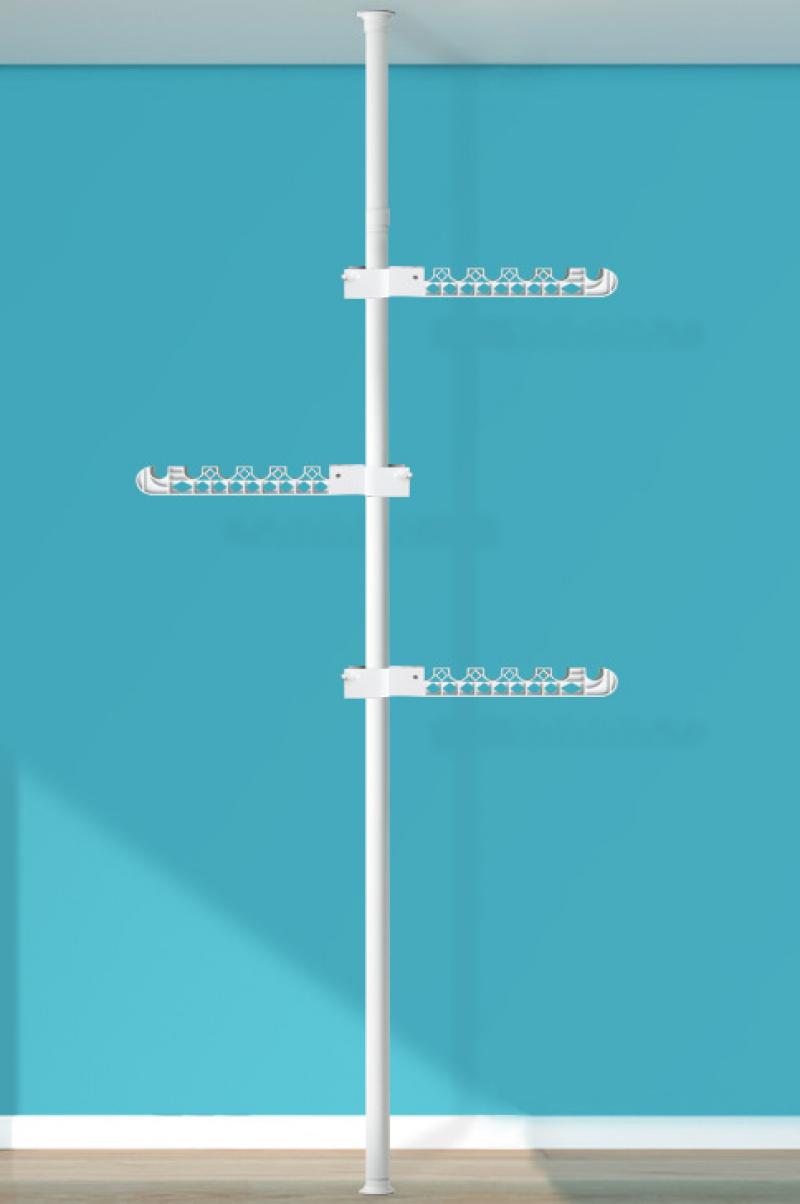 [Upgrade] White single pole 3 diamond folding wings