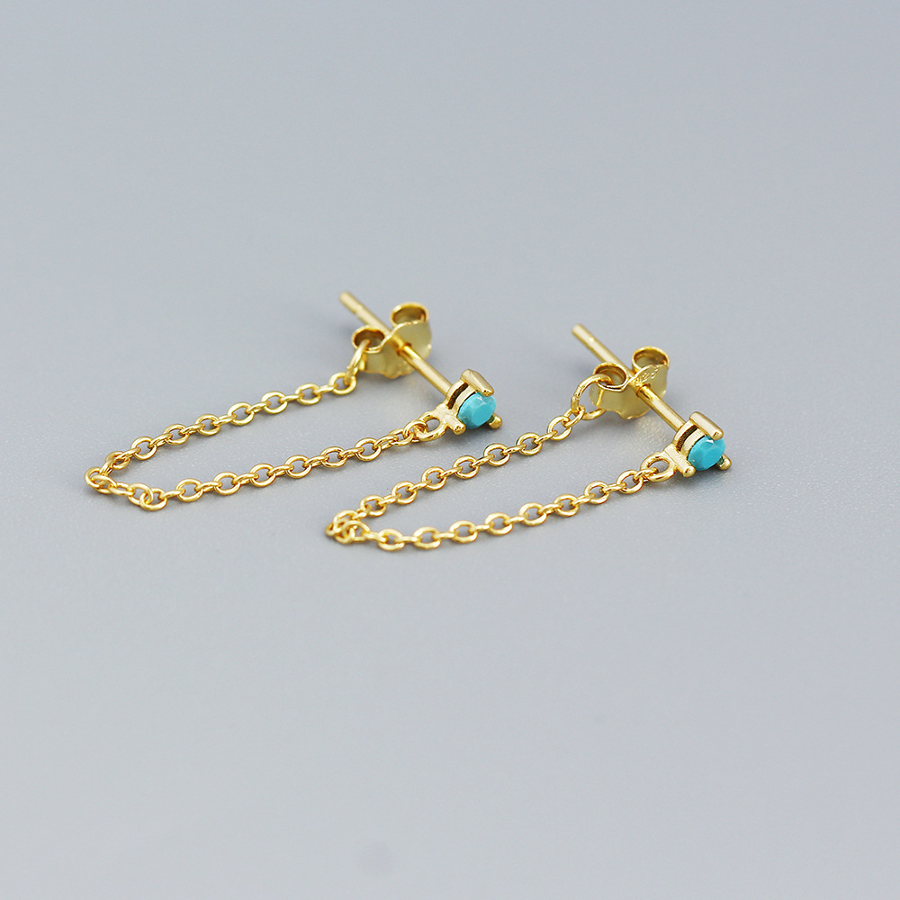 8:Yellow gold (turquoise)