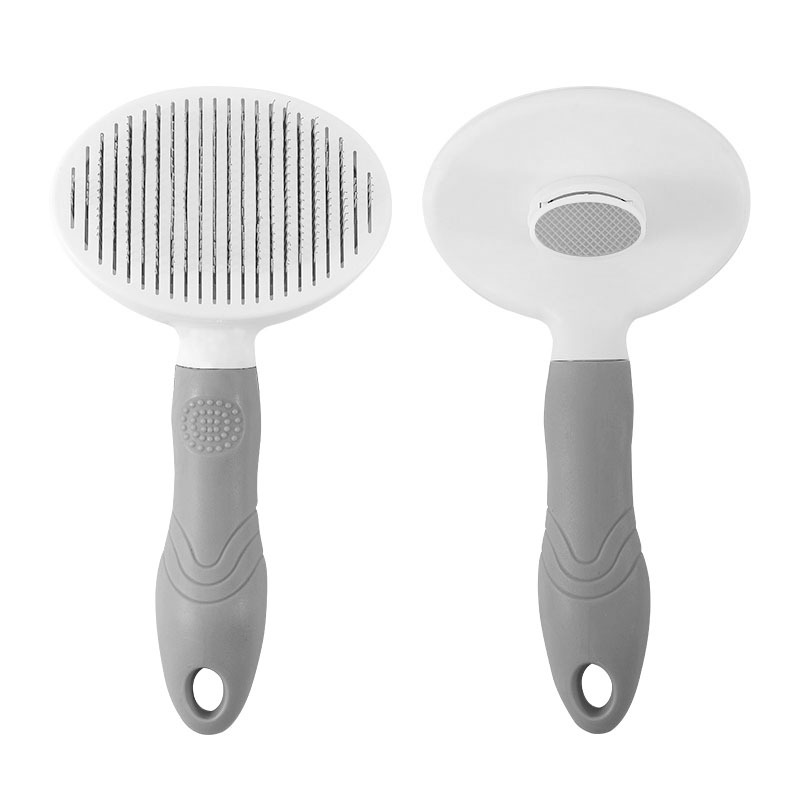 Gray-soft handle fine needle comb (gray key)